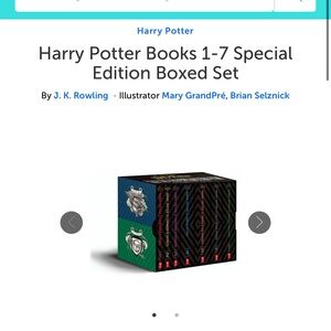 Scholastic Harry Potter Books 1-7 Special Edition Boxed Set - Black and Red